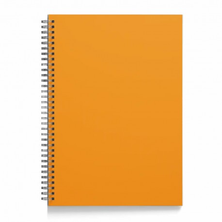 Caiet A4 cu spira, 60 file matematica, 60 g/mp, PP 280 microni