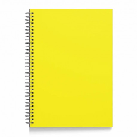 Caiet A4 cu spira, 60 file dictando, 60 g/mp, PP 280 microni