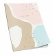 Caiet cusut A5, 48 file, 90 g/mp, liniatura punctata, coperta pastel