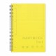 Caiet A4 cu spira, cu 3 subiecte, 90 file, 80 g/mp, coperta PP