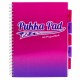 Caiet cu spirala si separatoare Pukka Pad Project Book Fusion, A4, 100 file, matematica, roz