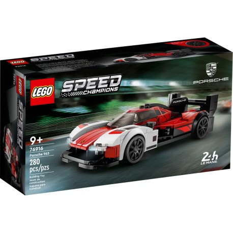 LEGO Speed Champions, Porsche 963, numar piese 280, varsta 9+