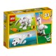 LEGO Creator, Iepure alb, numar piese 258, varsta 8+