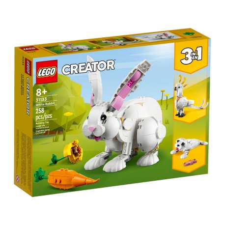 LEGO Creator, Iepure alb, numar piese 258, varsta 8+