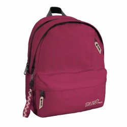 Ghiozdan Must 3 compartimente, 32x19x42 cm, bordeaux