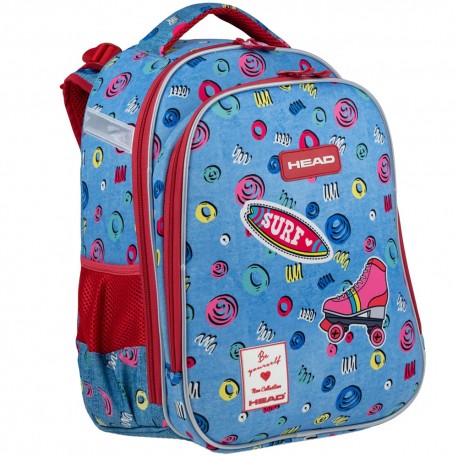 Ghiozdan Head HD-404, 2 compartimente, design jeans