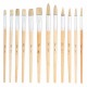 Set Nassau Fine Art, 12 pensule profesionale, diverse dimensiuni