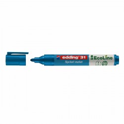 Marker flipchart Edding 31, Ecoline 1.5-3 mm, albastru