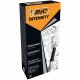 Marker permanent Bic Grip Fine, CD/DVD, varf 0.7mm, negru, 12 buc/cutie