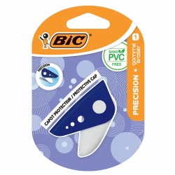 Radiera Bic Precision, diverse culori, blister