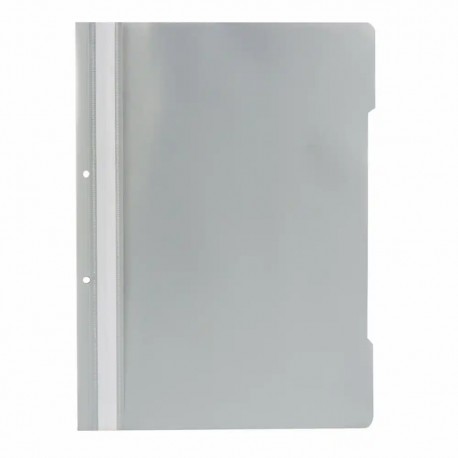 Dosar cu sina si 2 perforatii Noki, gri, 50 bucati/set