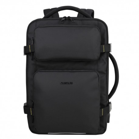 Rucsac extensibil BESTLIFE Travel, 42x30x12cm, compartiment tableta si laptop 15.6 inch, negru