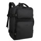 Rucsac extensibil BESTLIFE Travel, 42x30x12cm, compartiment tableta si laptop 15.6 inch, negru