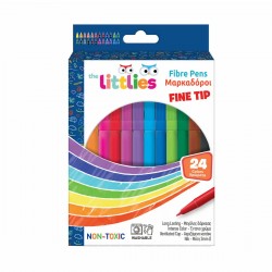 Carioca The Littlies, varf 2 mm, 24 culori