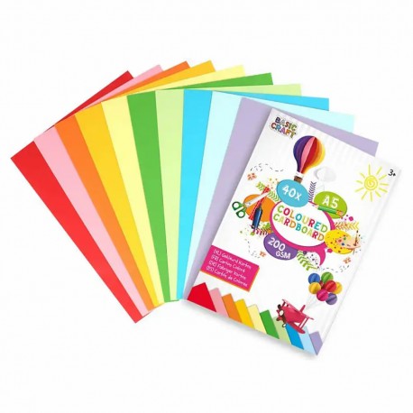 Carton color A5, 40 file, 200 g