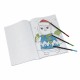 Carte de colorat A4, 32 file, design Xmas