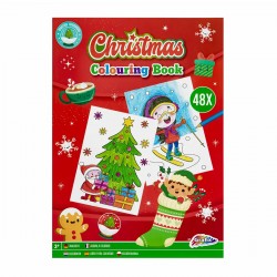 Carte de colorat A4, 32 file, design Xmas