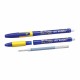 Roller cu gel BIC Gelocity Illusion, fara mecanism, 0.7mm, albastru