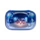 Penar cu fermoar ZIPIT Clear Top Storage Box - Astronaut Cat