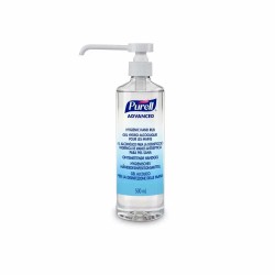 Gel dezinfectant Purell Advanced Hand Rub, flacon rotund cu pompita, 500 ml
