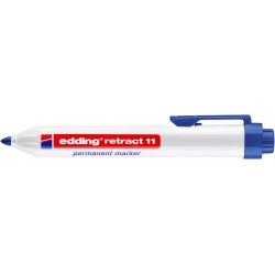 Marker permanent edding retract 11, albastru