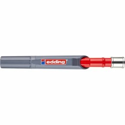Creion mecanic tamplar edding 8890, corp aluminiu, mina rectangulara 2x5 mm, HB, argintiu
