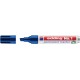 Marker permanent edding No. 1, corp metalic, varf tesit, 1-5 mm, albastru