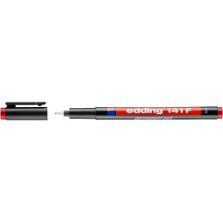 Marker permanent Edding 141F, 0.6 mm, rosu