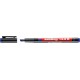 Marker permanent edding 143 B, corp plastic, varf tesit, 1-3 mm, albastru