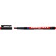 Marker permanent edding 143 B, corp plastic, varf tesit, 1-3 mm, rosu