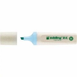 Textmarker Edding Ecoline 24, 2 - 5 mm, albastru pastel