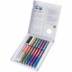 Marker edding 751 cu vopsea, corp metalic, varf rotund, 1-2 mm, set 8 culori