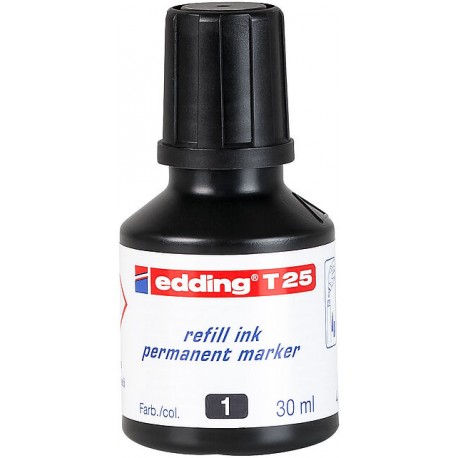 Tus pentru marker permanent Edding T25, 30 ml, negru