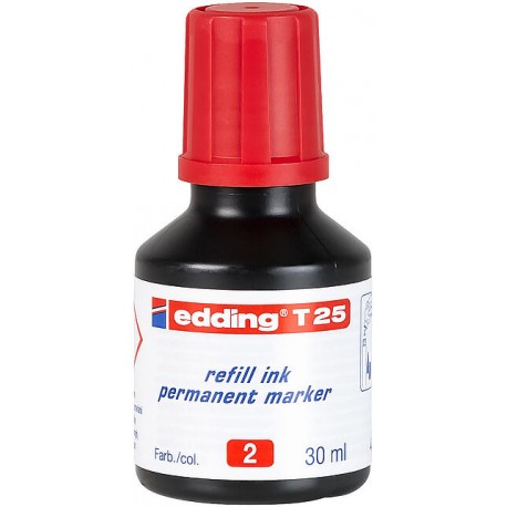 Tus pentru marker permanent Edding T25, 30 ml, rosu