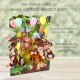 Felicitare 3D, Santoro, Swing Card, Pop-up, design Petrecerea maimutelor