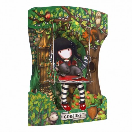 Felicitare 3D, Santoro, Swing Card, Pop-up, design Rubi