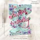 Felicitare 3D, Santoro, Swing Card, Pop-up, design Floral