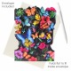 Felicitare 3D, Santoro, Swing Card, Pop-up, design Fluturi tropicali