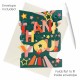Felicitare 3D, Santoro, Swing Card, Pop-up, design Thank you