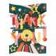 Felicitare 3D, Santoro, Swing Card, Pop-up, design Thank you