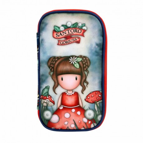 Penar echipat Gorjuss, 1 compartiment Little Mushroom, 12x22x6 cm