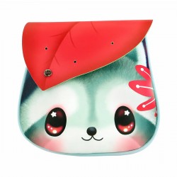 Geanta de umar Bangoberry, Remy Ratonul, 3 pinuri, 19x19x2 cm