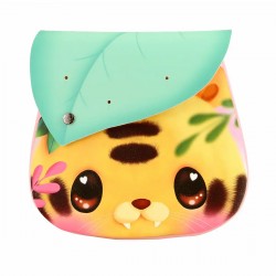 Geanta de umor Bangoberry, Tiggy Tigrul, 3 pinuri, 19x19x2 cm