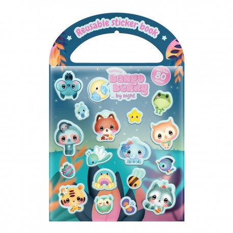 Carte cu autocolante Bangoberry, Tematica Noapte