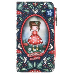 Portofel Gorjuss, Little Mushroom, 9x17x2 cm