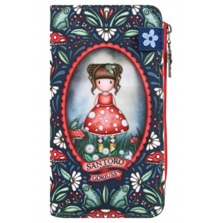 Portofel Gorjuss, Little Mushroom, 9x17x2 cm