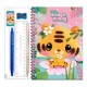 Caiet A5 Bangoberry, Tiggy Trigrisor, cu set de papetarie