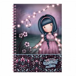 Caiet A5 Gorjuss, Fairy Dusk, cu set de papetarie