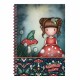 Caiet A5 Gorjuss, Little Mushroom, cu set de papetarie