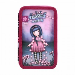 Penar echipat Gorjuss, Fairy Dusk, 3 compartimente, 12x21x6 cm
